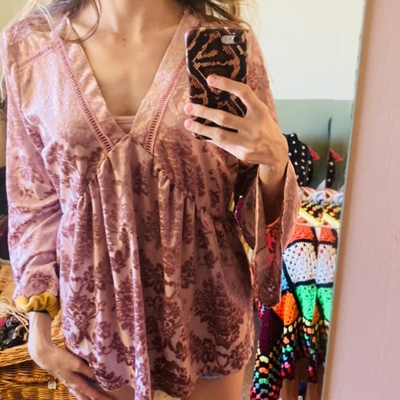 Cocomo Petite Pink Boho Top - Picture 2 of 6